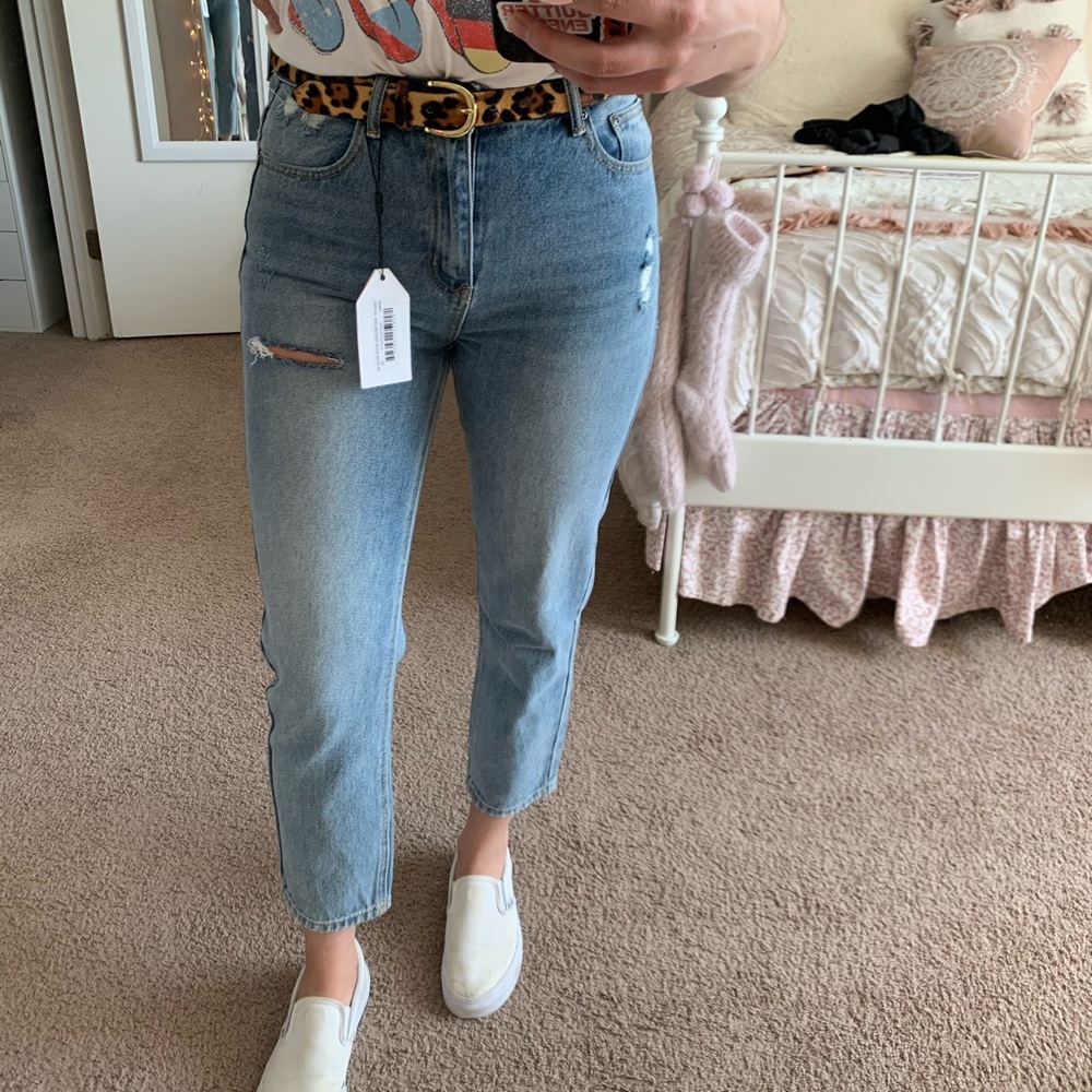 English factory mom jeans